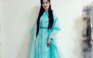 晚清青色汉服穿搭图，晚清青色汉服穿搭图片