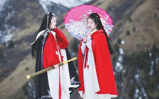 穿搭汉服过年，穿搭汉服过年图片