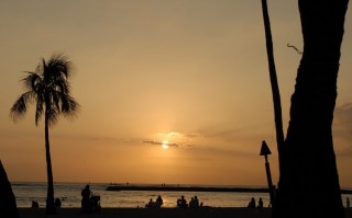 夕阳晚霞文案沙雕，